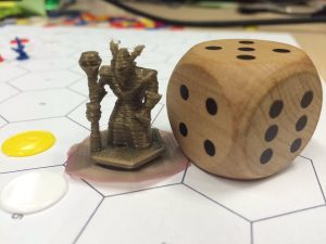 A quickly 3D printed game figure.